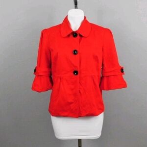 Red Women's Jacket by Kim Rogers